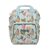 The Disney Princess Diaper Bag next to a stroller, showing its versatility.