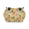 The durable, water-resistant material of the Disney Princess baby changing bag.
