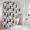 Add a touch of Hogwarts to your home with this decorative Harry Potter bathroom shower curtain, showcasing a vibrant and detailed design.