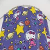 Durable and machine-washable Hello Kitty shower curtain.