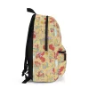An "under the sea" themed school bag with a custom name option, shown from the left side to display its full pattern.