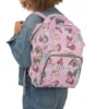The Little Mermaid baby bag's durable nylon and easy-to-clean nylon material.