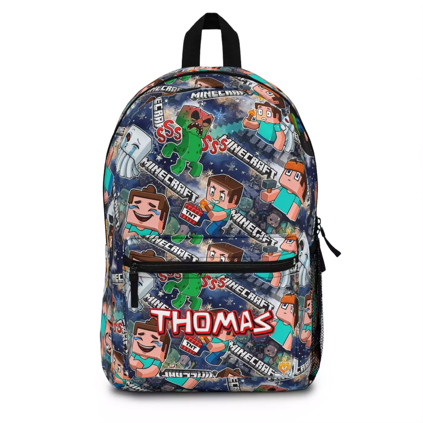 Officiële Minecraft TNT Rugzak Minecraft TNT Sketch Back To School Rugzak, Past Op A4 Met Interne Gewatteerde Laptop/tablet Tas, Veelkleurig, Eén Maat A4 Rugzak Gewatteerd