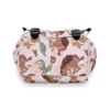 Top view of the Moana diaper bag showing the wide-open main compartment.