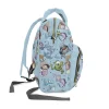 Back view of the Monsters Inc. diaper backpack with padded straps.