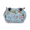 A Monsters Inc. diaper bag featuring Mike and Sulley on a white background.