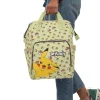 Close-up of the Pokémon diaper bag's durable fabric