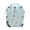 Side view of the Pokémon baby bag showing the bottle pockets.