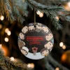 Eddie Munson Hellfire Club themed Stranger Things holiday ornament.