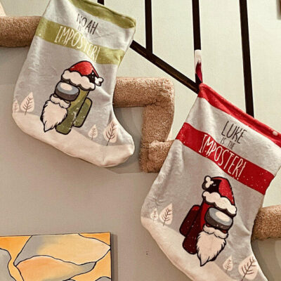 Among Us Christmas Stockings photo review
