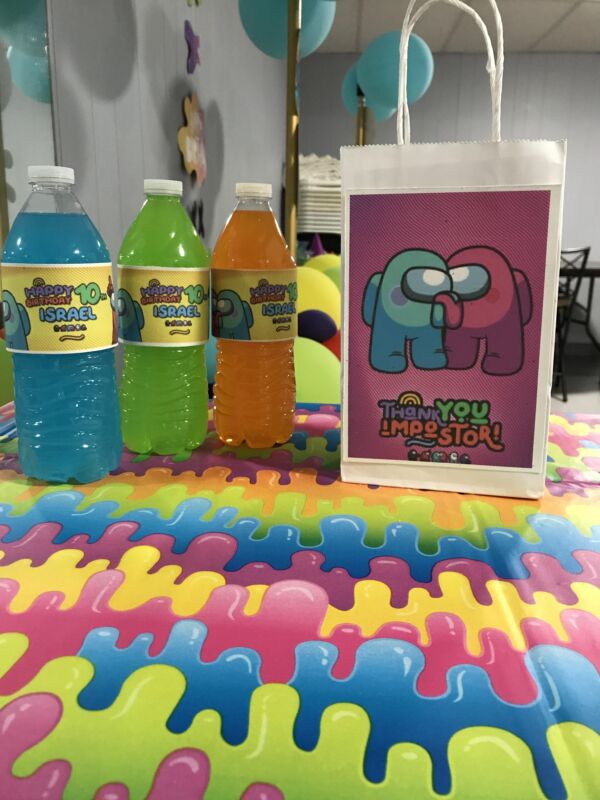 Among Us Goodie Bags | Printable Party Favor Bag Fronts photo review