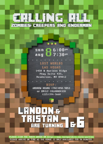 Minecraft Invitation photo review