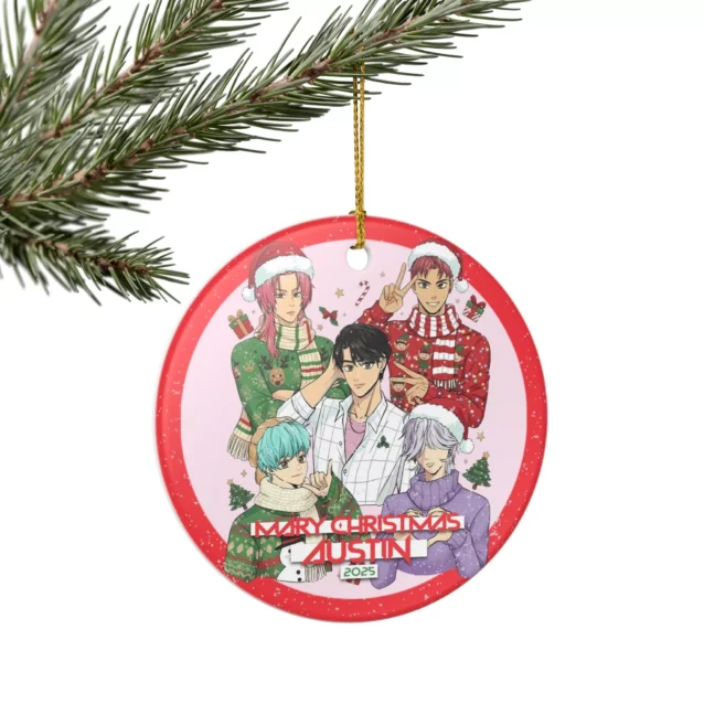 Christmas Ornament Kpop Merch HuntRix Demon Hunters Group