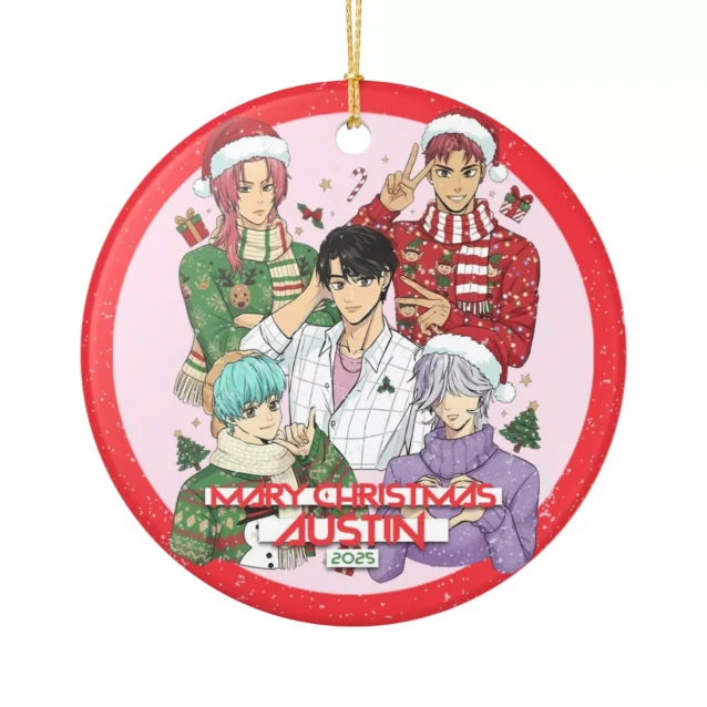 High-Quality Kpop Group Ornament Demon Hunters 2025 Tree Decoration