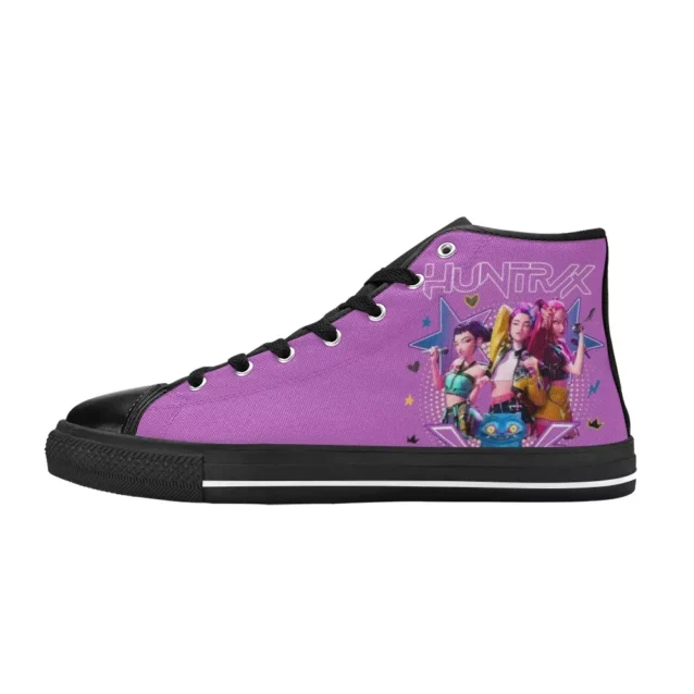 "Pair of Kpop Demon Hunters shoes for kids."