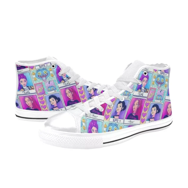 "Kpop Demon Hunters Rumi cosplay shoes for children's costume."