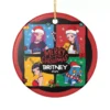A set of Kpop Demon Hunters ornaments featuring Mira, Rumi, and Zoey.