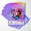 "Customizable Kpop invitation for teens with action mystery theme"