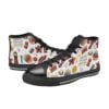 Durable black Stranger Things school shoes for kids.