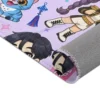 Kids' lounge rug featuring HUNTR/X group logo from Kpop Demon Hunters.