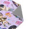 Custom name Kpop Demon Hunters Rug for a personalized anime-themed bedroom.