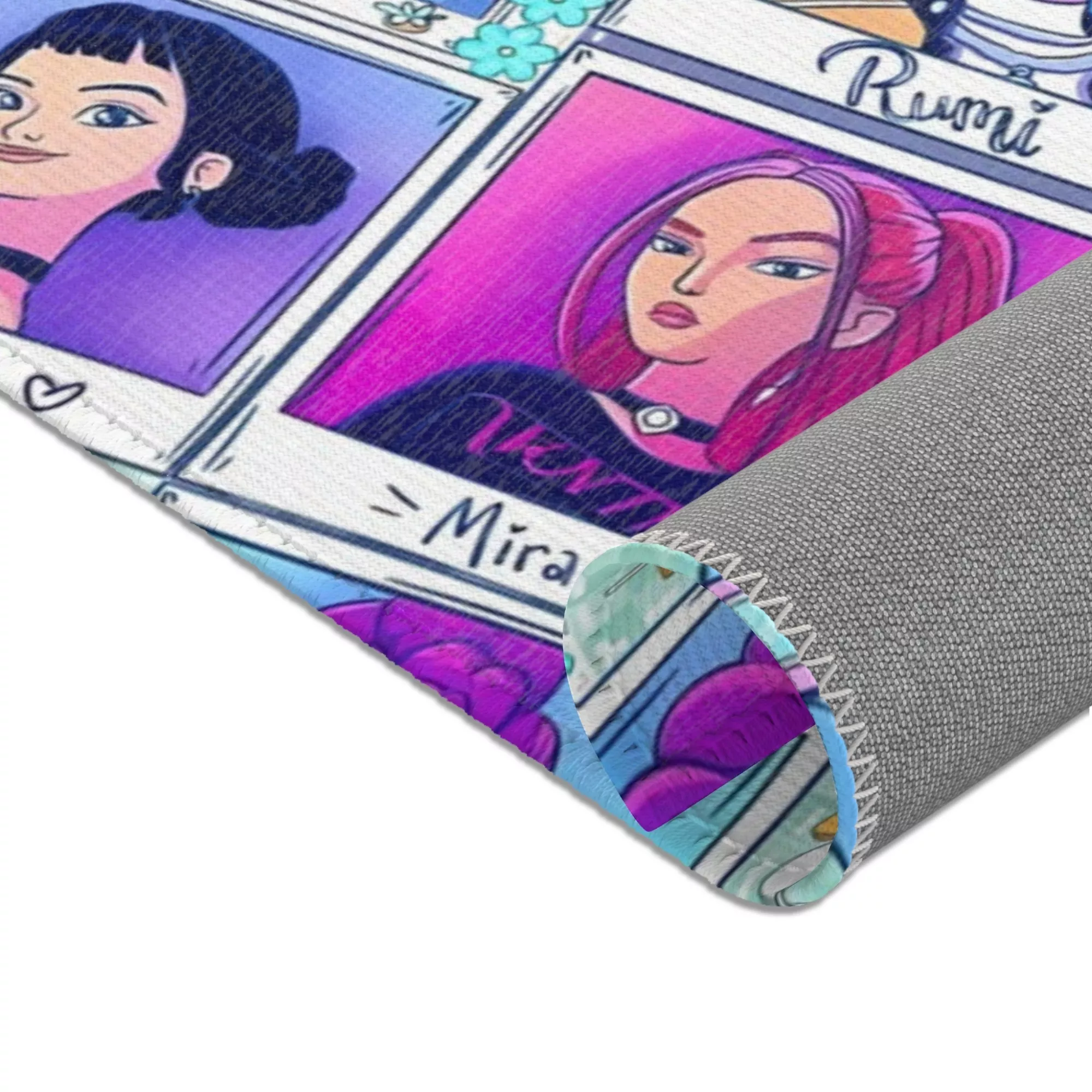 Kpop Demon Hunters Rug | HUNTR/X Kids Area Rug
