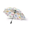 Lightweight 215g Care Bears compact umbrella being held effortlessly by a woman.