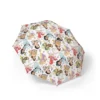 Compact Disney Princess folding umbrella neatly fitting inside a pink school backpack.
