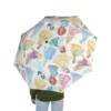 Close up of the pinch-proof safety runner mechanism on the Disney Princess kids umbrella.