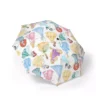 Rounded safety plastic tips on the edges of the Disney Princess children's umbrella.