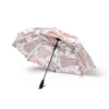 The Disney Princess umbrella folded to 20.5 inches, ready for a bag.