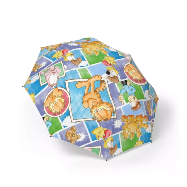 Underside of the Garfield umbrella showing its waterproof canopy.