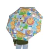 The Garfield Garfield Comic Strip Panels umbrella, open and printed edge to edge.