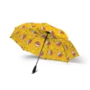 Flexible fiberglass ribs showing the storm-proof durability of the Pikachu umbrella.