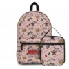 Coordinated Friends Don't Lie Stranger Things school backpack and matching lunchbox set.