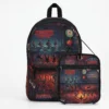 Upside-Down inverted frame Stranger Things backpack and lunch bag combo set.
