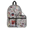 Personalized Retro Hawkins canvas Stranger Things bookbag and lunch bag set of 2.