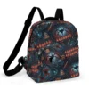 Personalized Scoops Ahoy themed mini backpack for kids with custom printed typography.