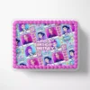 Personalized Kpop cake topper with custom name and age