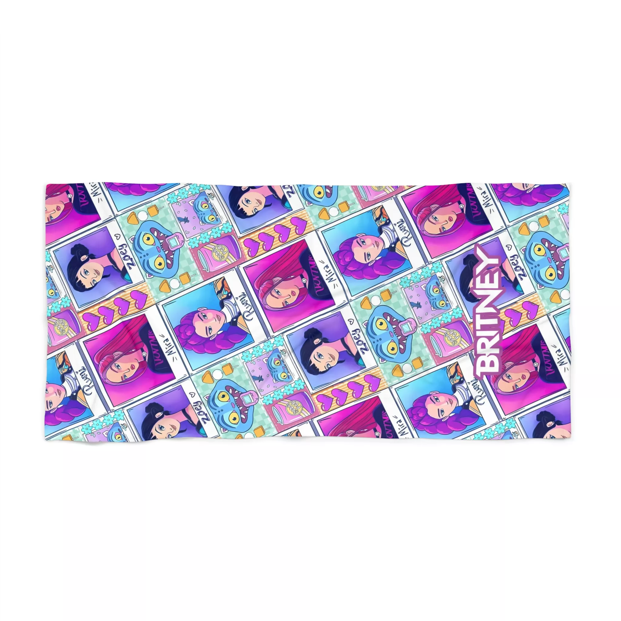 Kpop Beach Towel | Huntrix Personalized