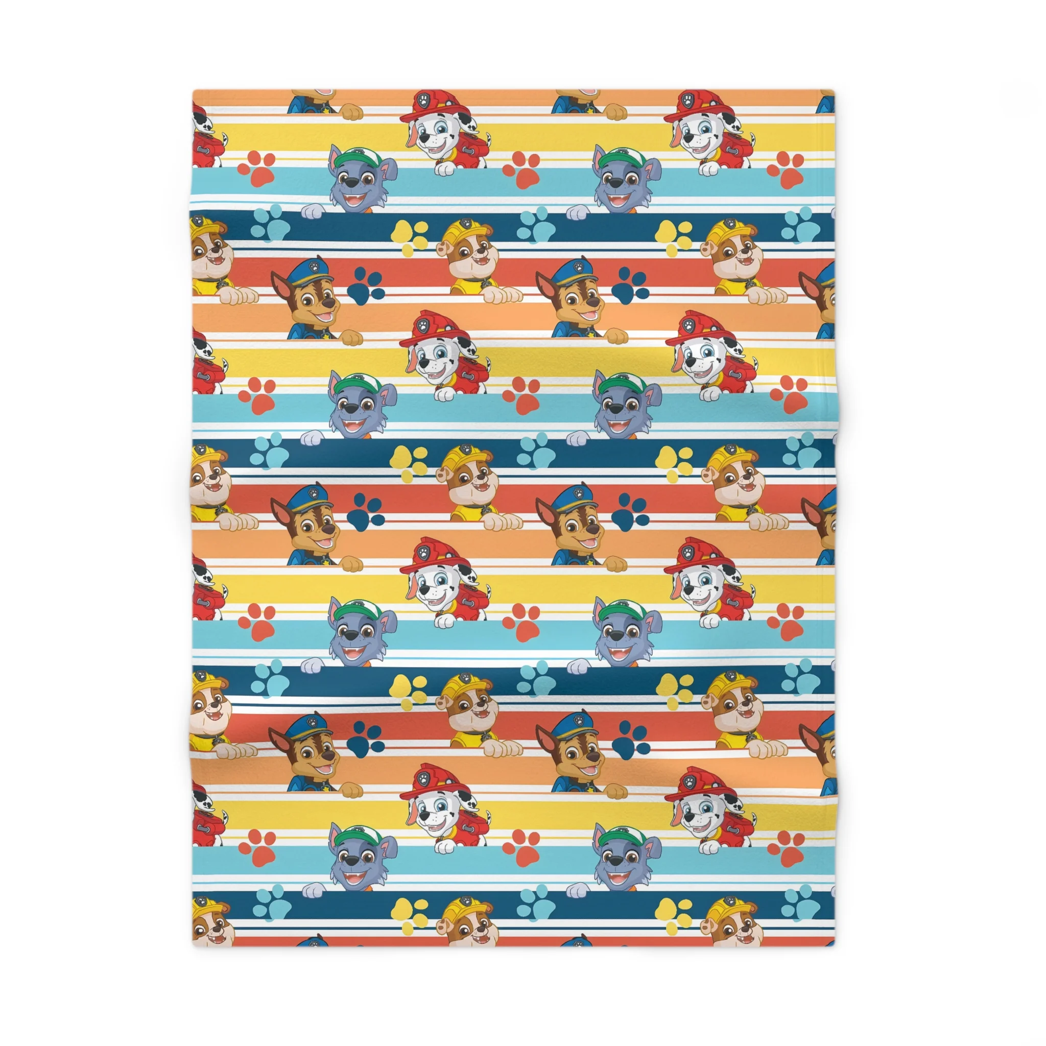 Paw Patrol Baby Blanket | Personalized Fleece Nursery Throw
