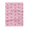 Soft pink personalized Paw Patrol nursery blanket showcasing Skye character graphics printed on plush 100% polyester fleece.