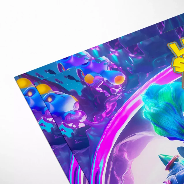 Luma and Rosalina galaxy themed kids birthday party invite