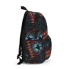 Custom Stranger Things inverted print bookbag highlighting protective padding frames