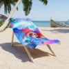 Custom name printed on Super Mario Galaxy beach gear.