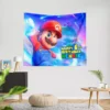 Personalized Super Mario Kart birthday banner design with custom name, cosmic party backdrop