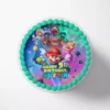 Super Mario Galaxy group characters cake topper with Rosalina and Bowser