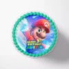 Edible digital download of Mario Galaxy party supplies