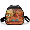 Mario and Luigi marching through the Sand Kingdom with the Toads, printed on a custom Super Mario lunch bag.