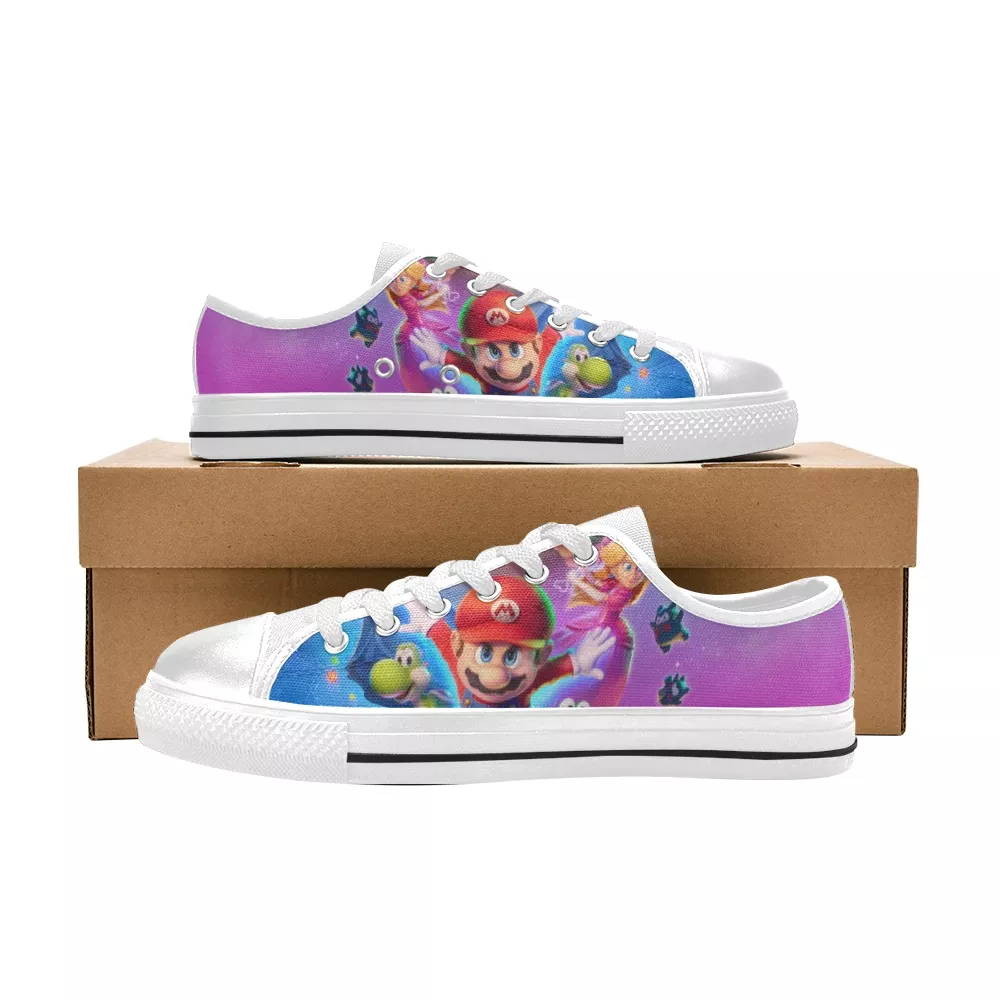 Super Mario Shoes for Kids | Classic Action Punch Low-Tops